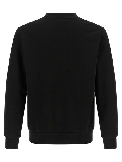 Black Cotton Sweatshirt