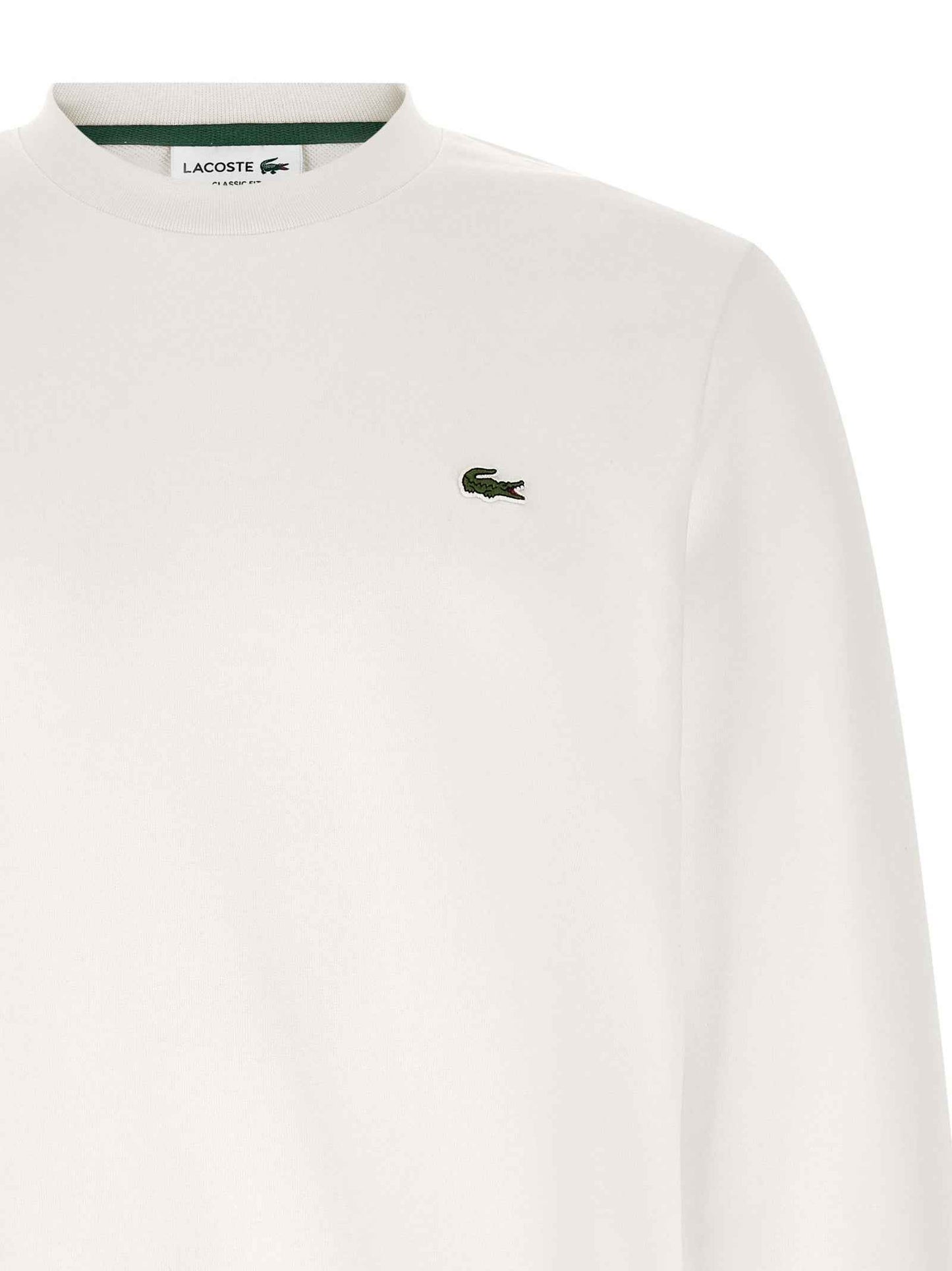 White Cotton Sweatshirt