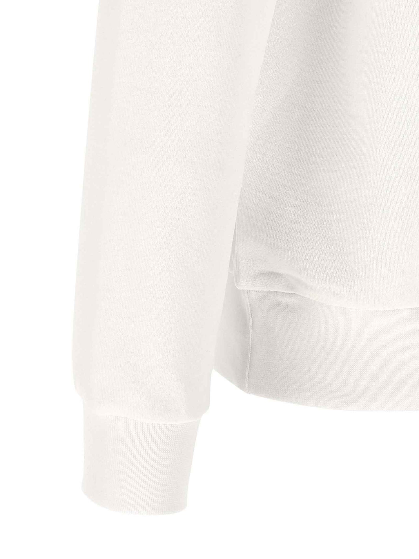 White Cotton Sweatshirt