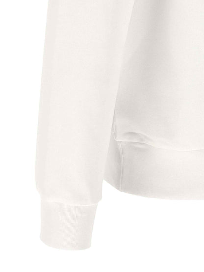 White Cotton Sweatshirt