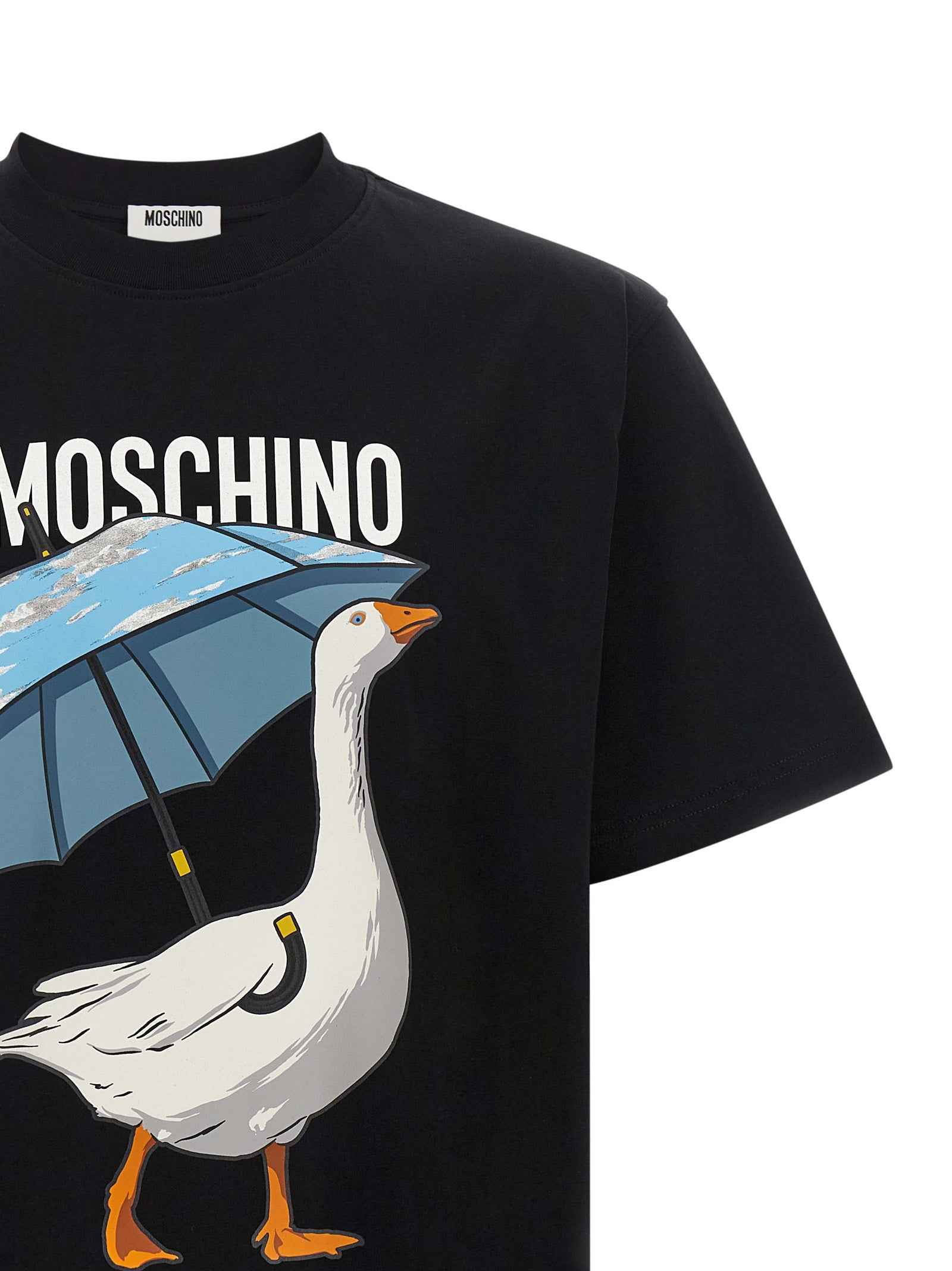 Black Cotton T-Shirt