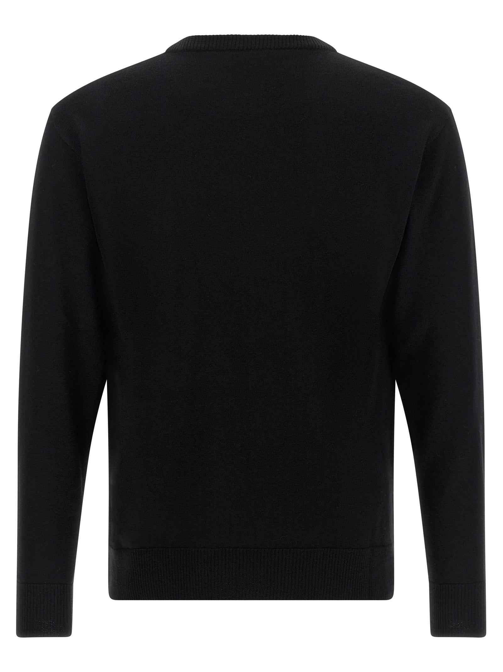 Black Virgin Wool Cardigan