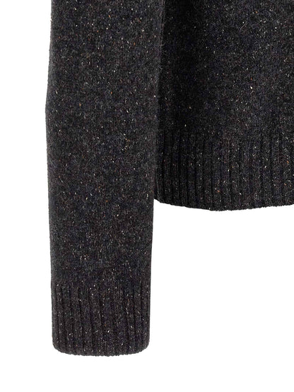 Gray Wool Cardigan