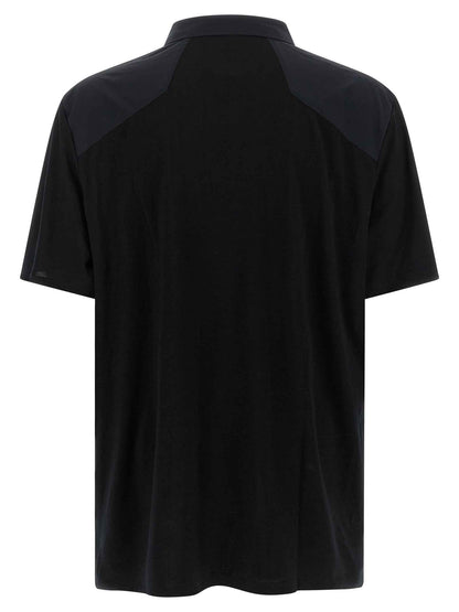 Black Wool Polo Shirt