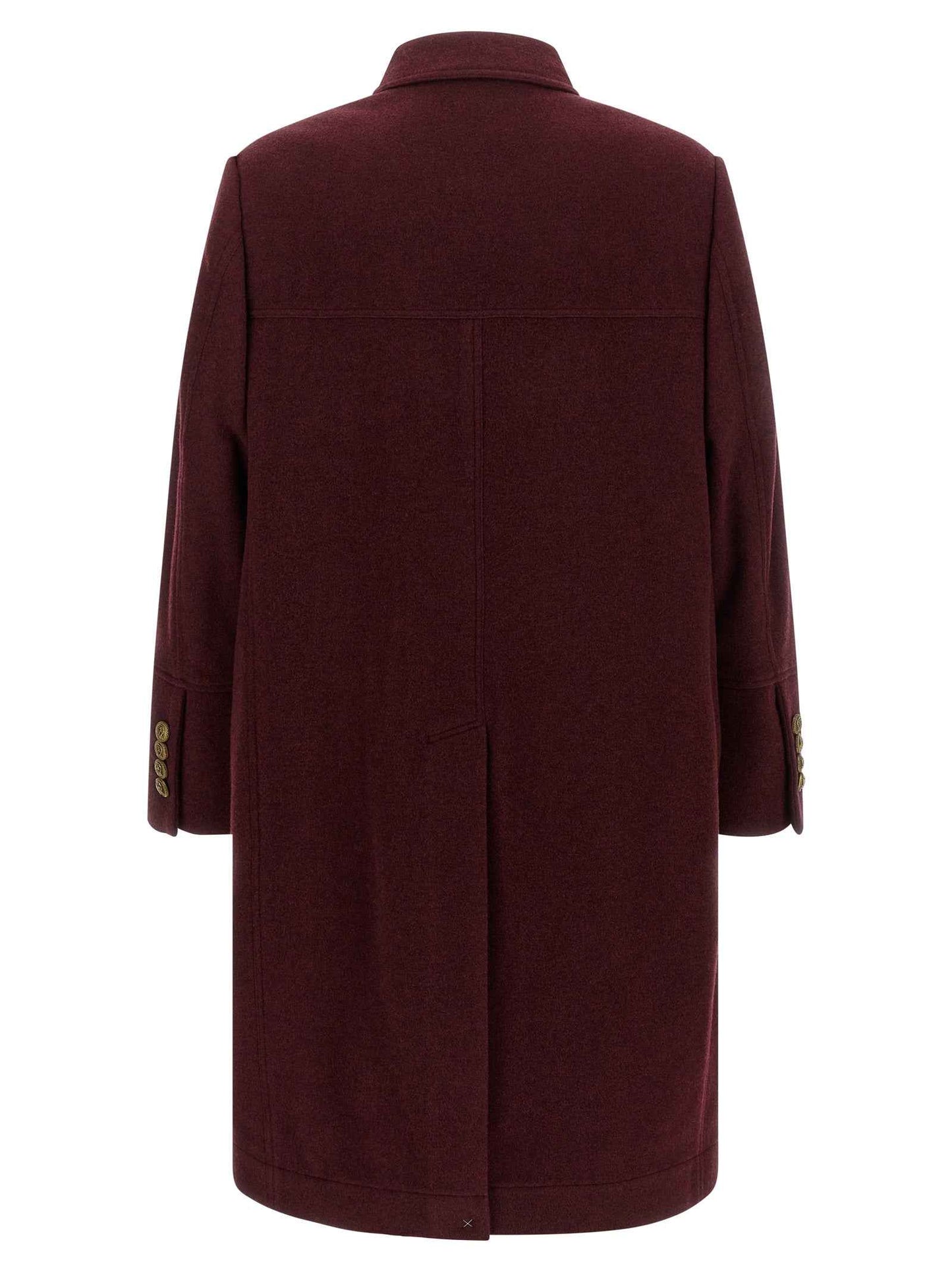 Bordeaux Cashmere Coat