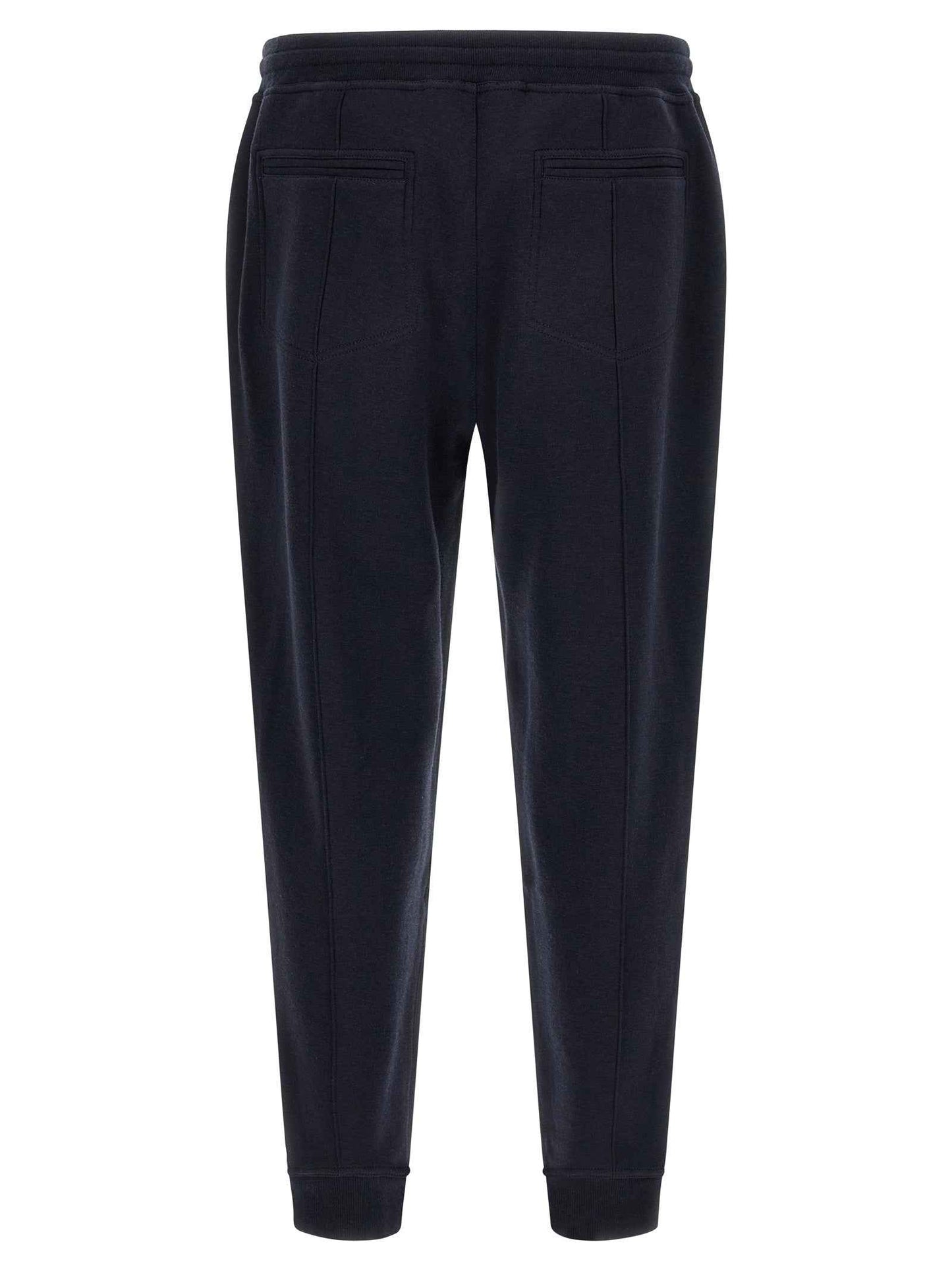 Blue Cotton Joggers (Workout Pants)