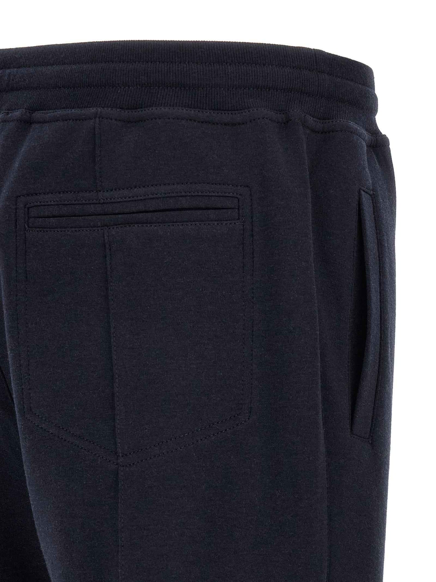 Blue Cotton Joggers (Workout Pants)