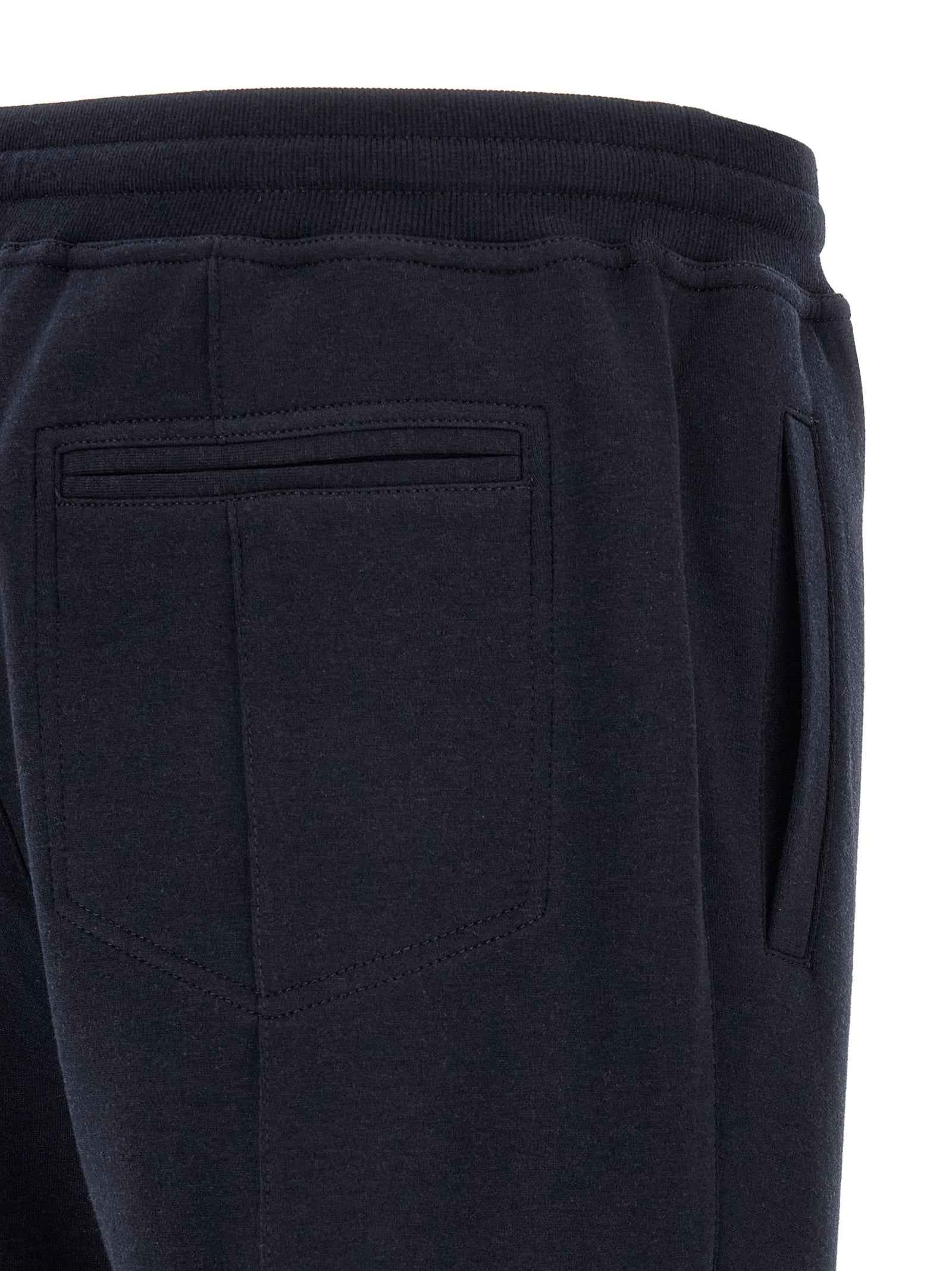Blue Cotton Joggers (Workout Pants)