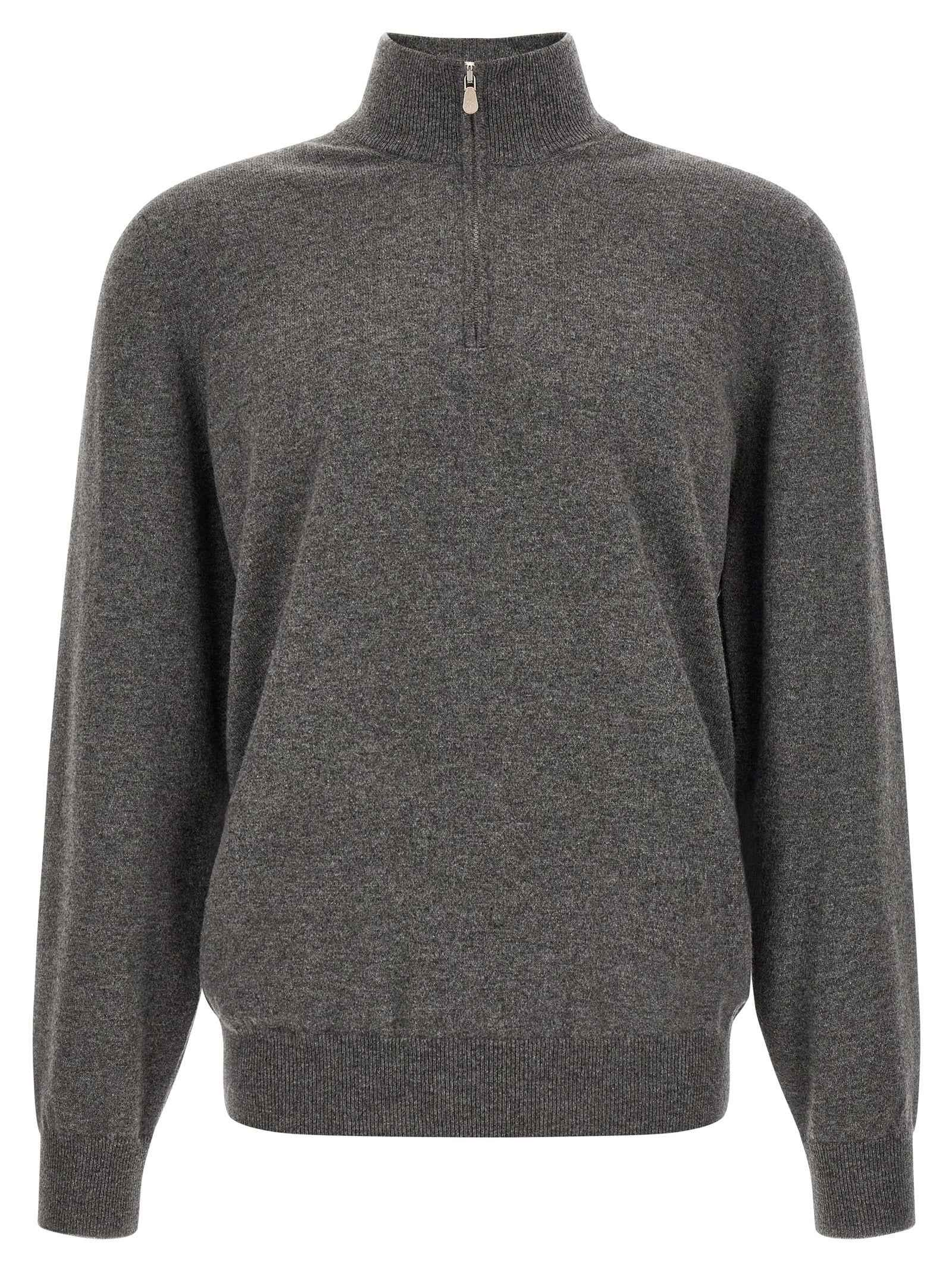 Gray Cashmere Cardigan