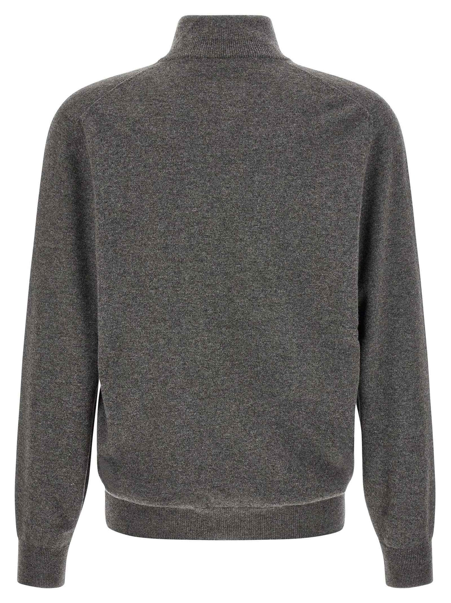 Gray Cashmere Cardigan