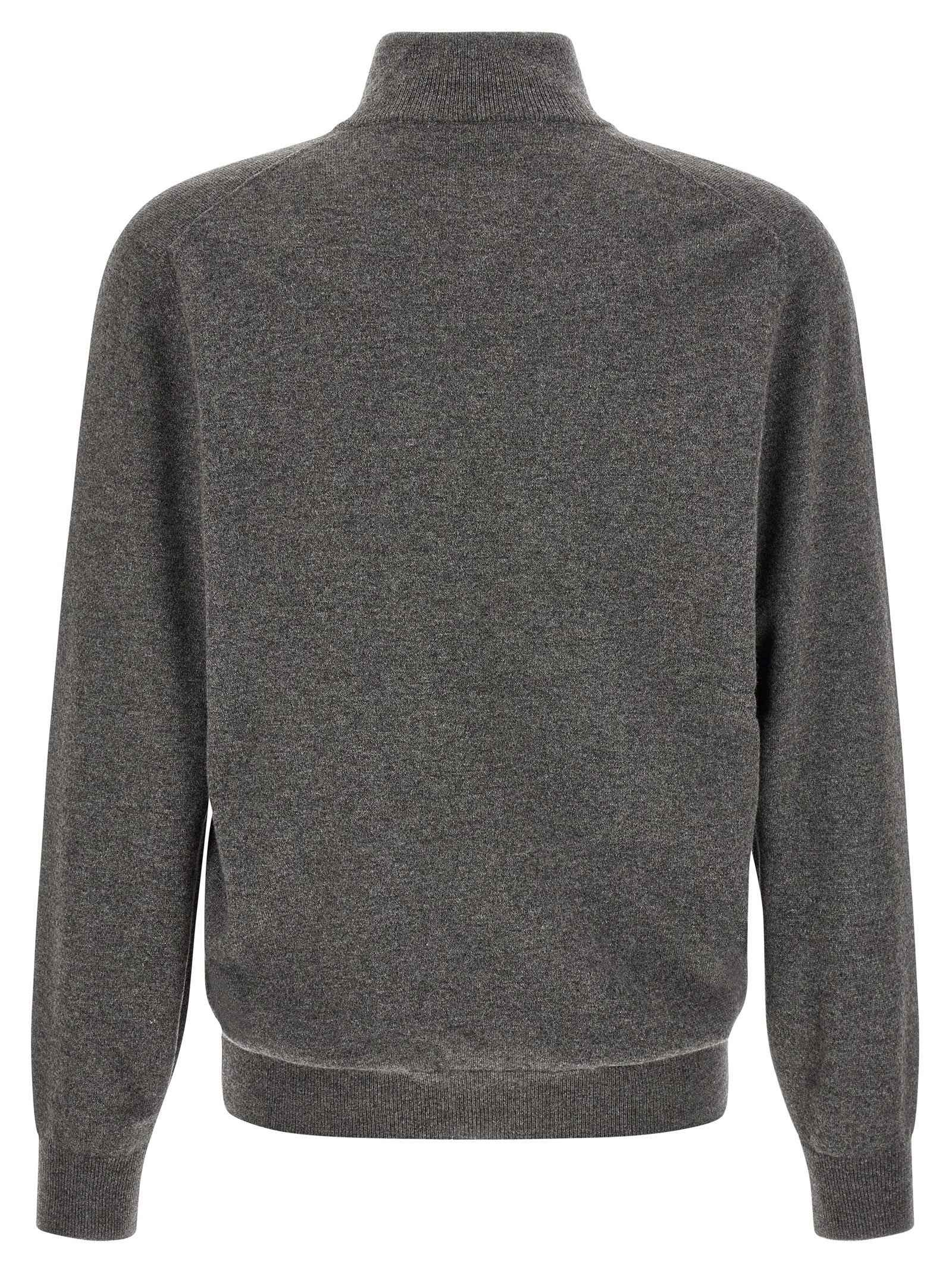 Gray Cashmere Cardigan