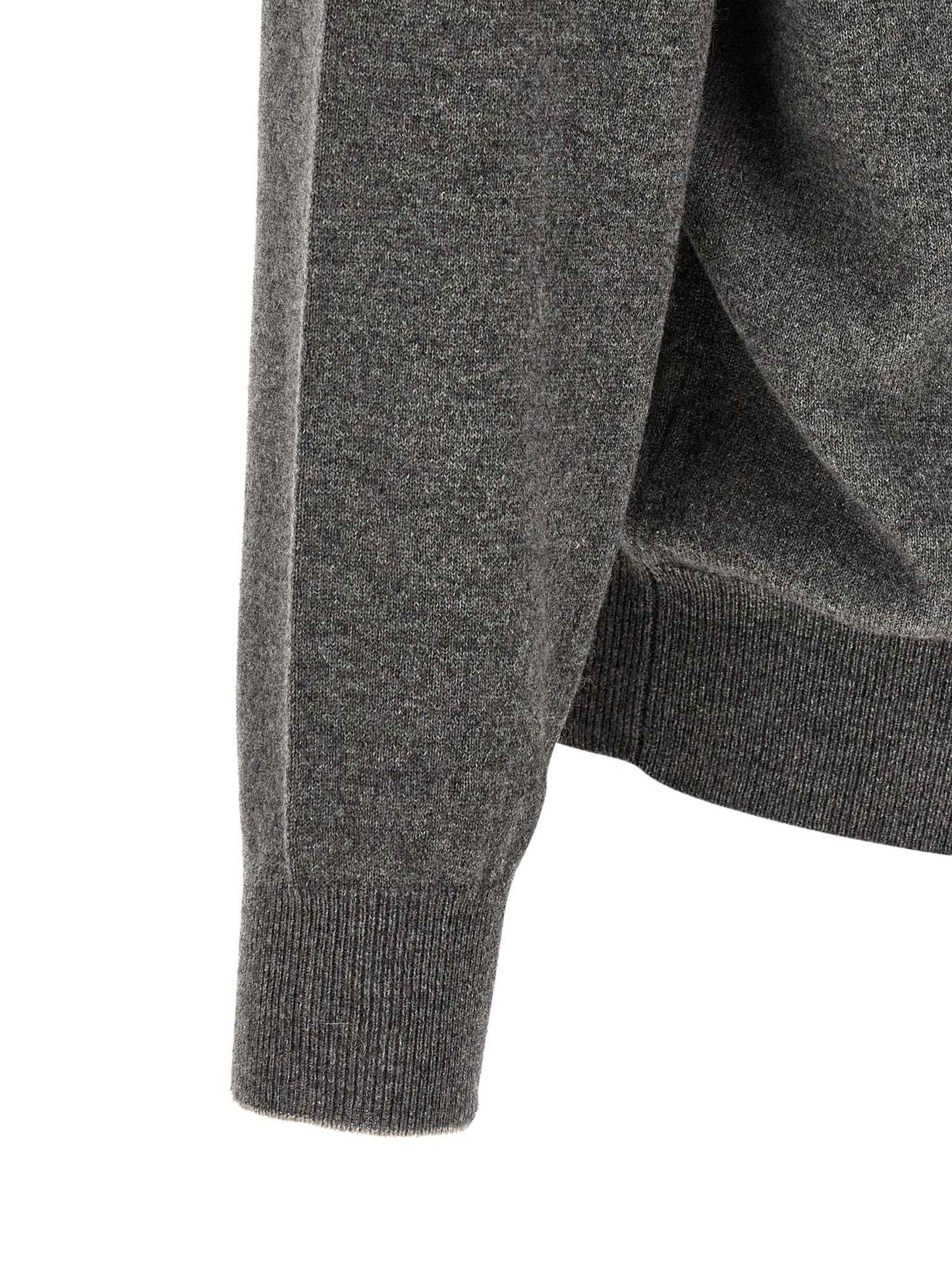 Gray Cashmere Cardigan