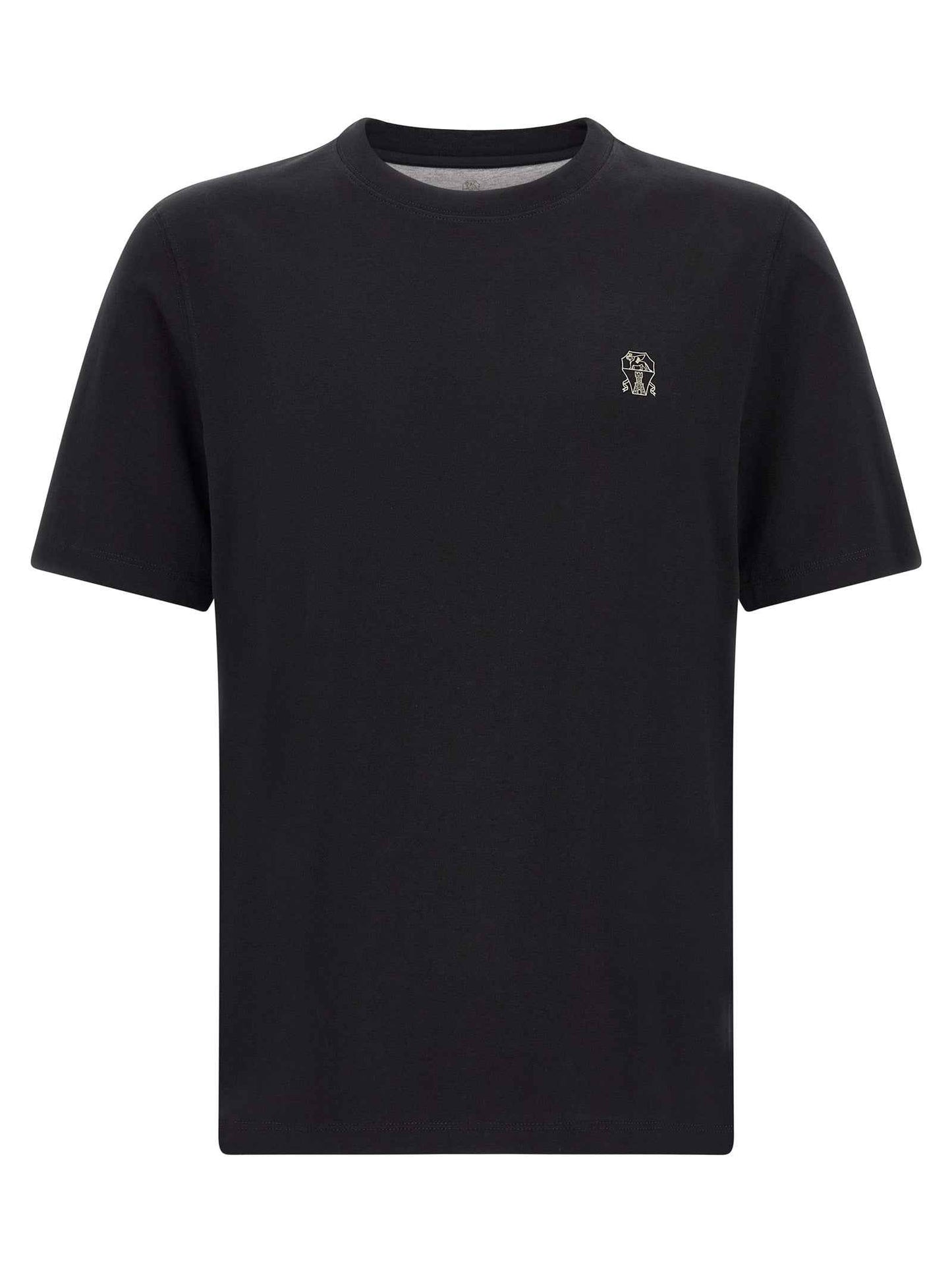 Black Cotton T-Shirt