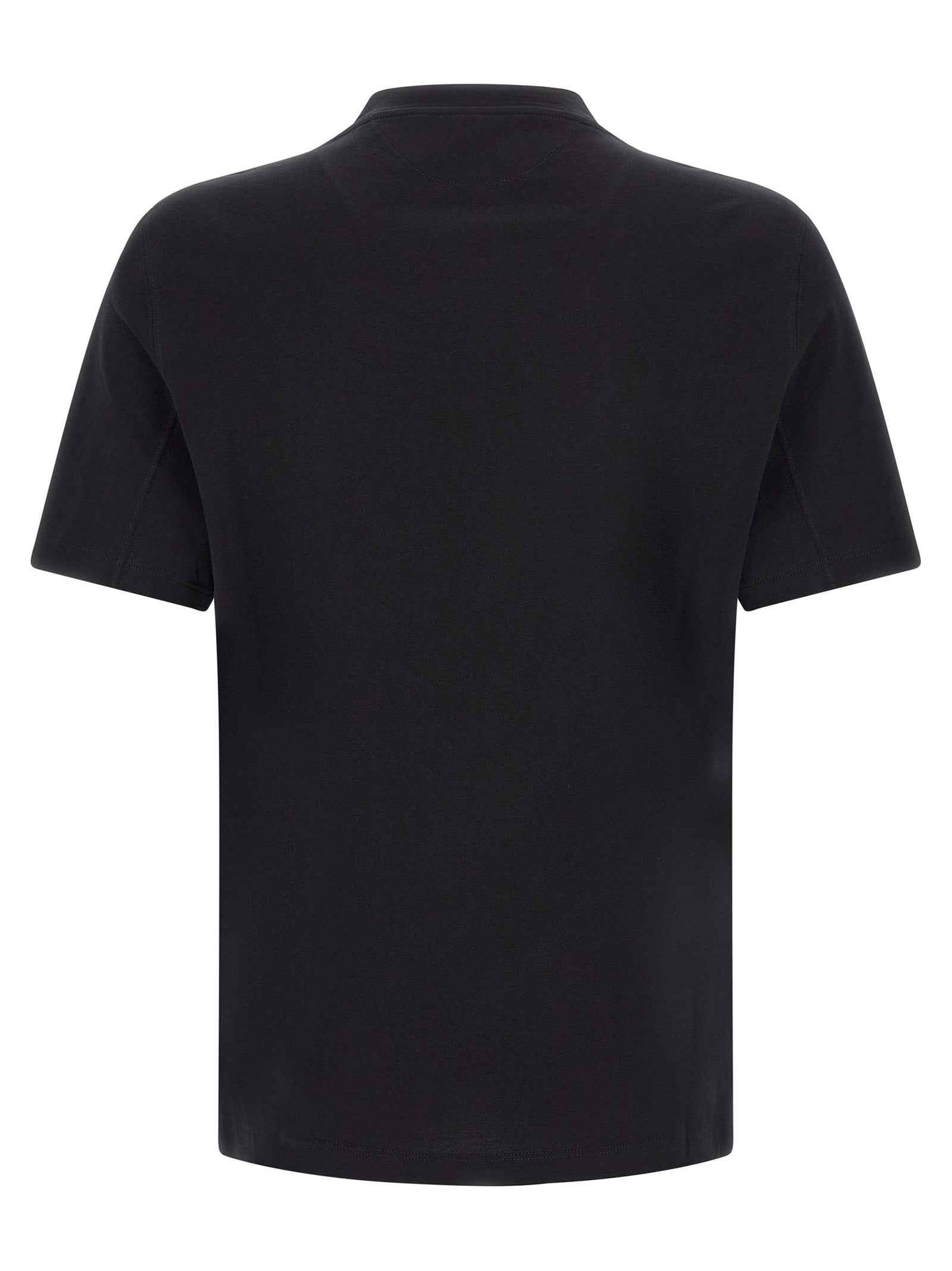 Black Cotton T-Shirt