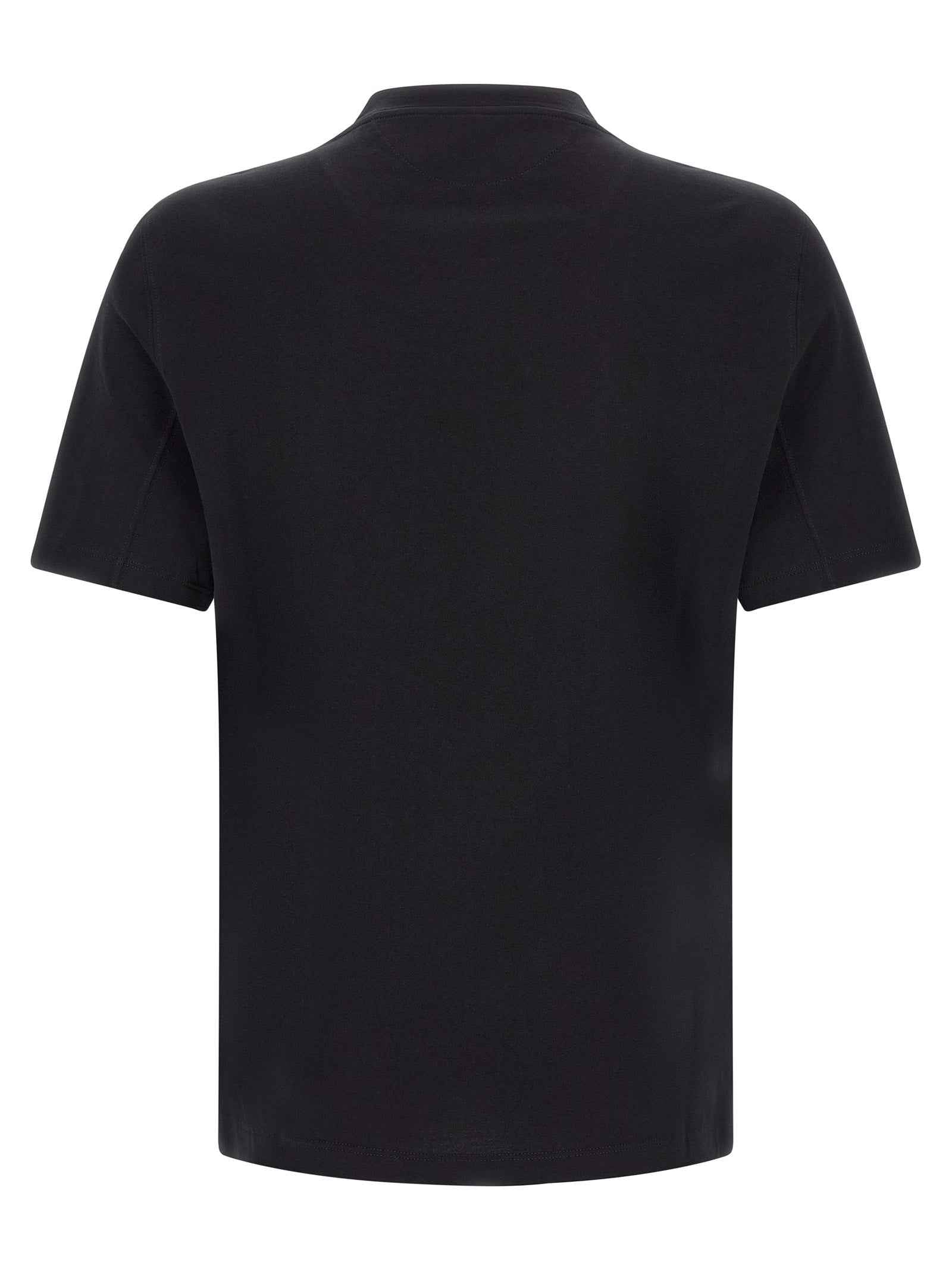 Black Cotton T-Shirt