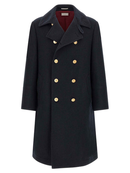 Blue Cashmere Coat
