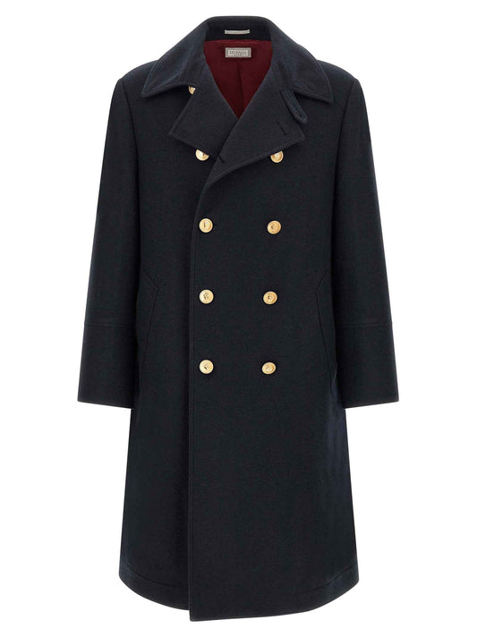 Blue Cashmere Coat