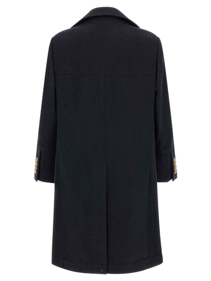 Blue Cashmere Coat
