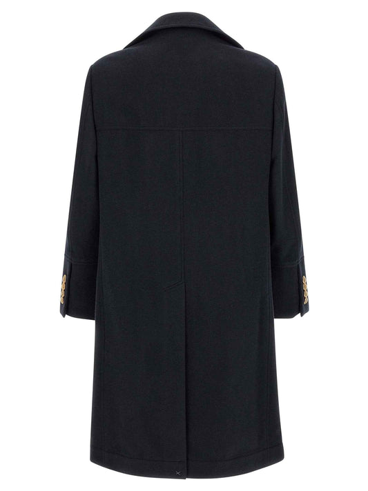Blue Cashmere Coat