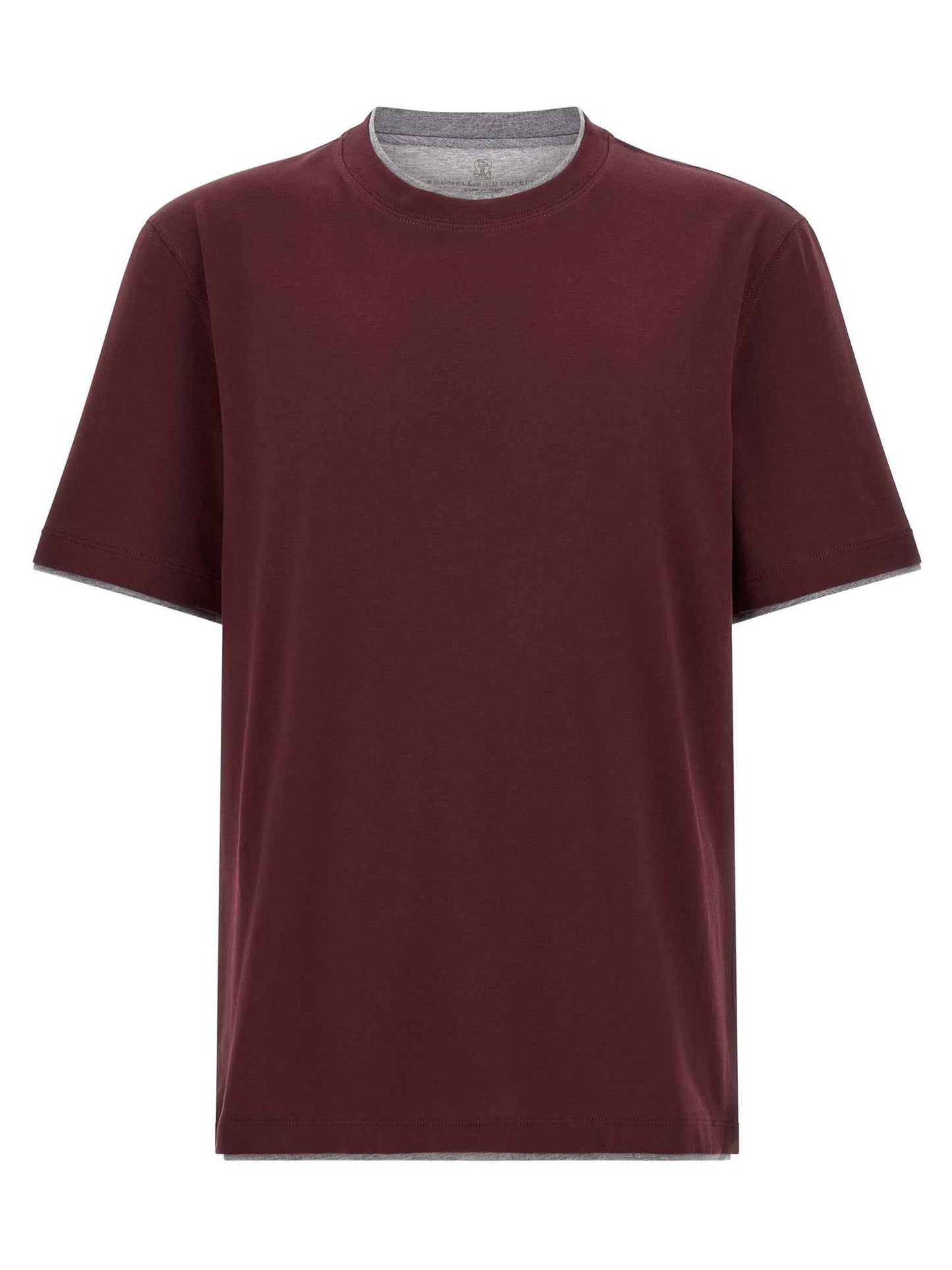 Bordeaux Cotton T-Shirt