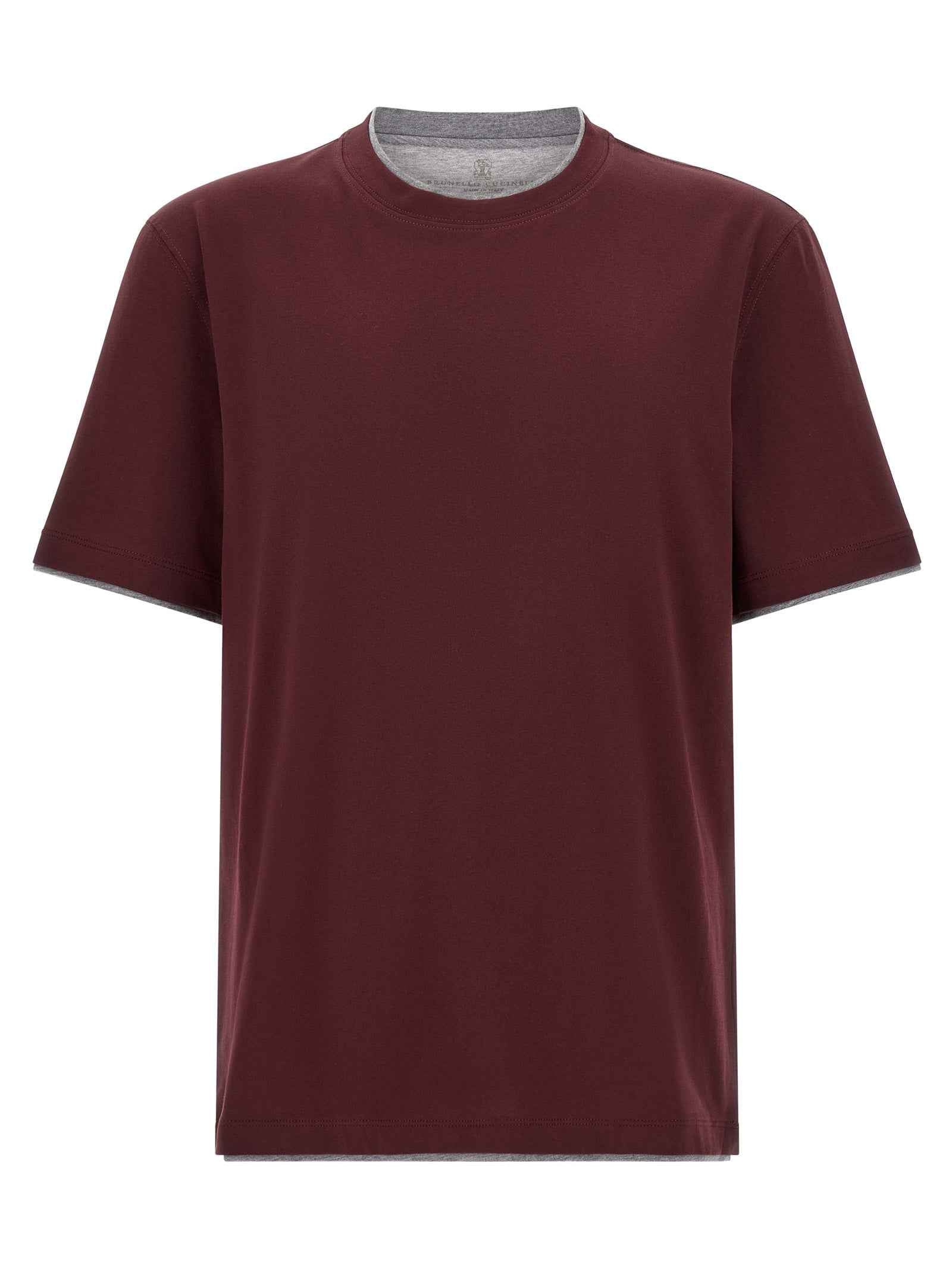 Bordeaux Cotton T-Shirt