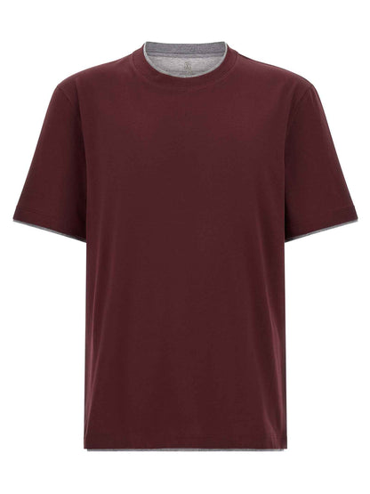 Bordeaux Cotton T-Shirt