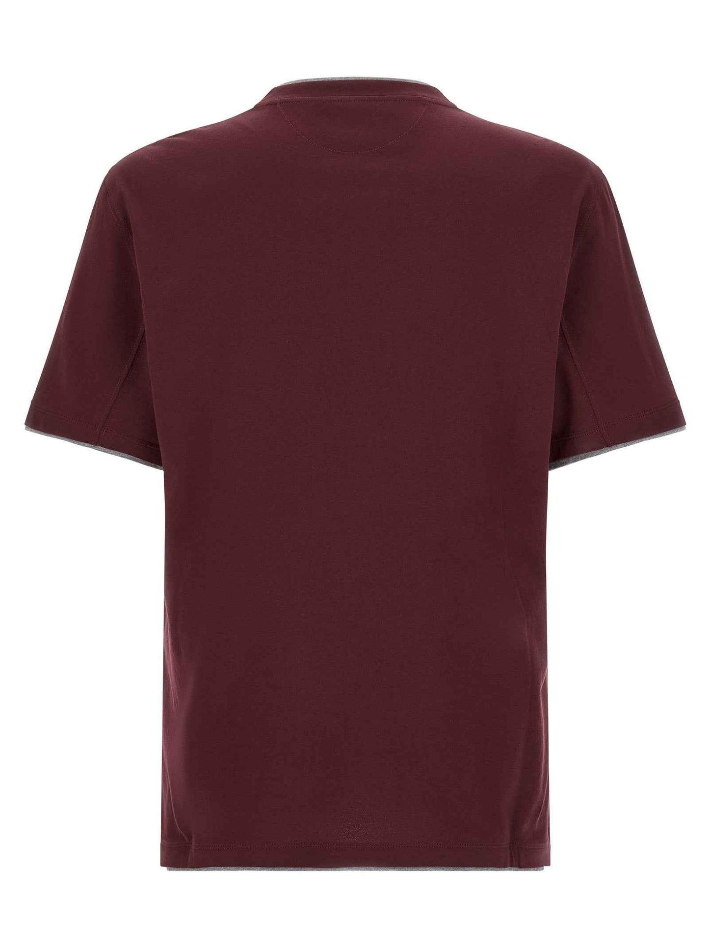 Bordeaux Cotton T-Shirt