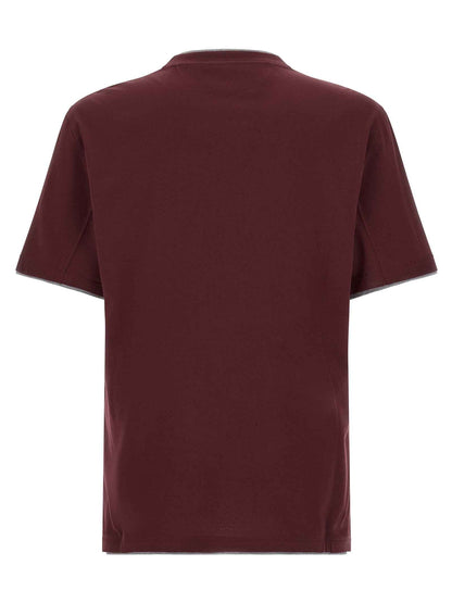 Bordeaux Cotton T-Shirt
