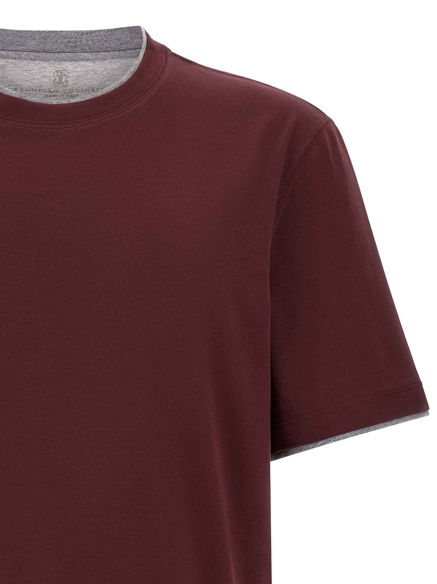 Bordeaux Cotton T-Shirt