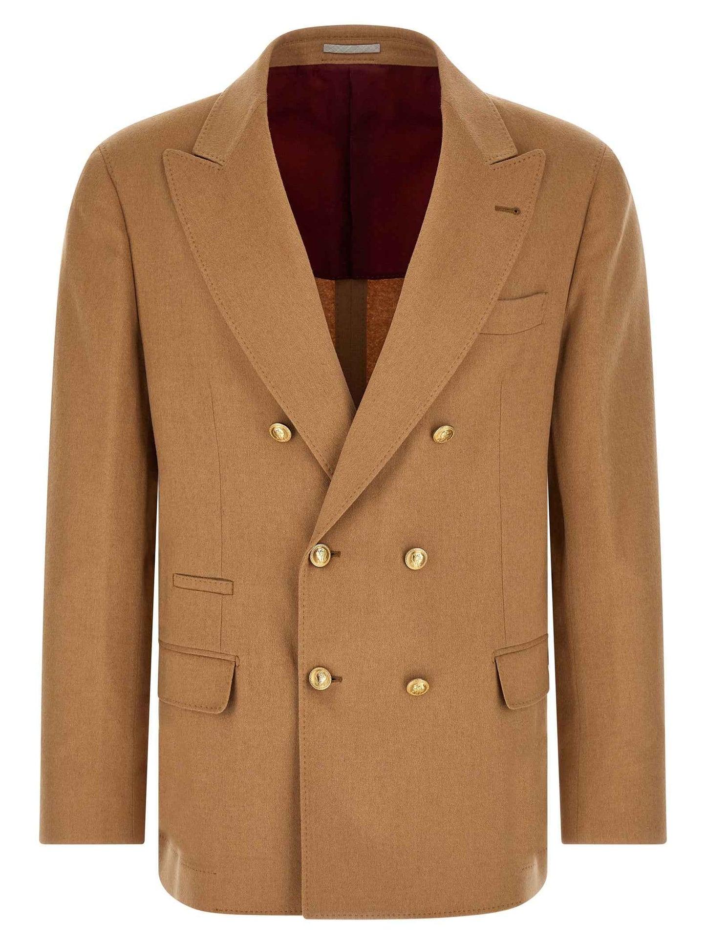 Beige Camel Hair  Blazer