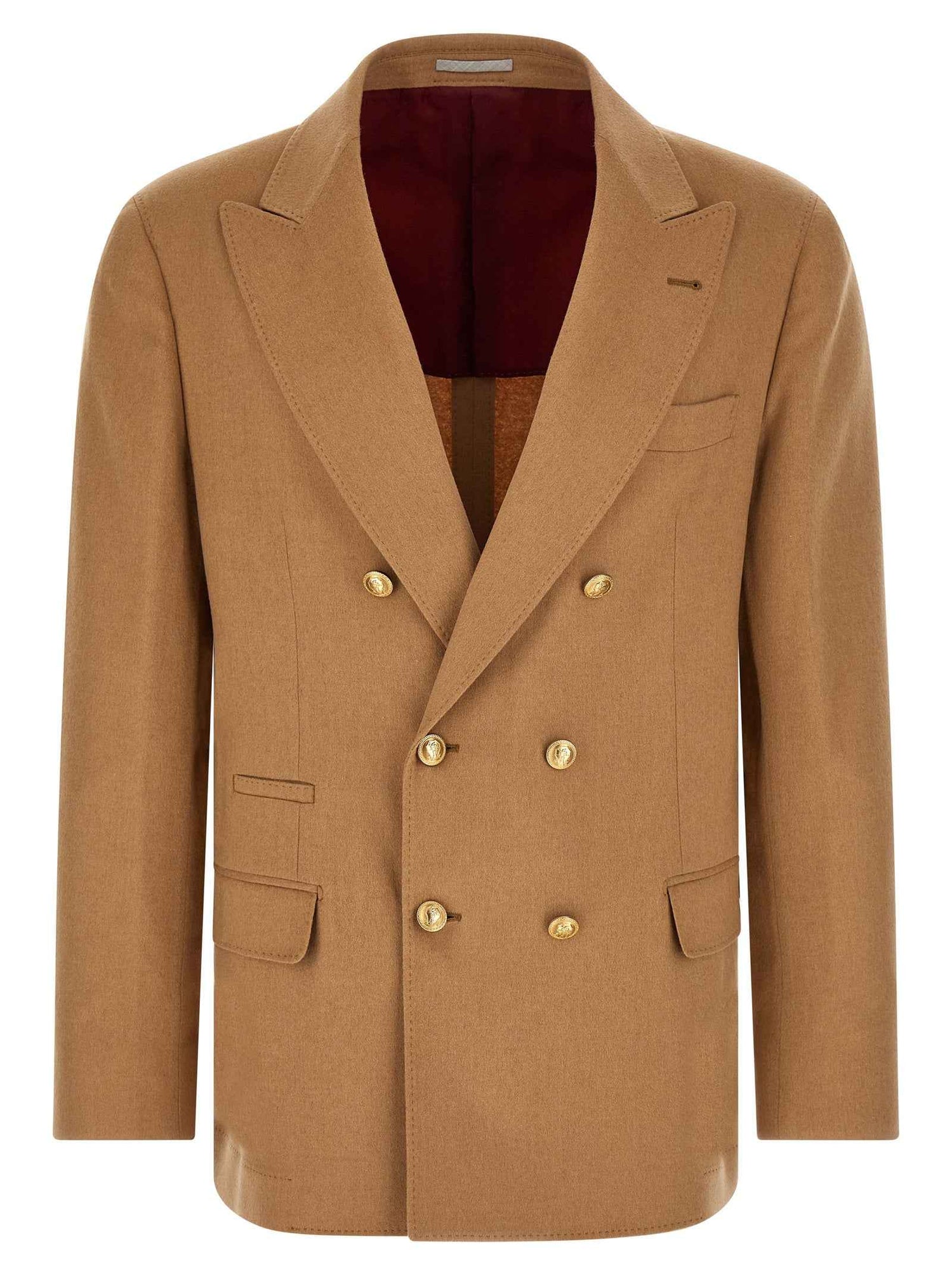 Beige Camel Hair  Blazer