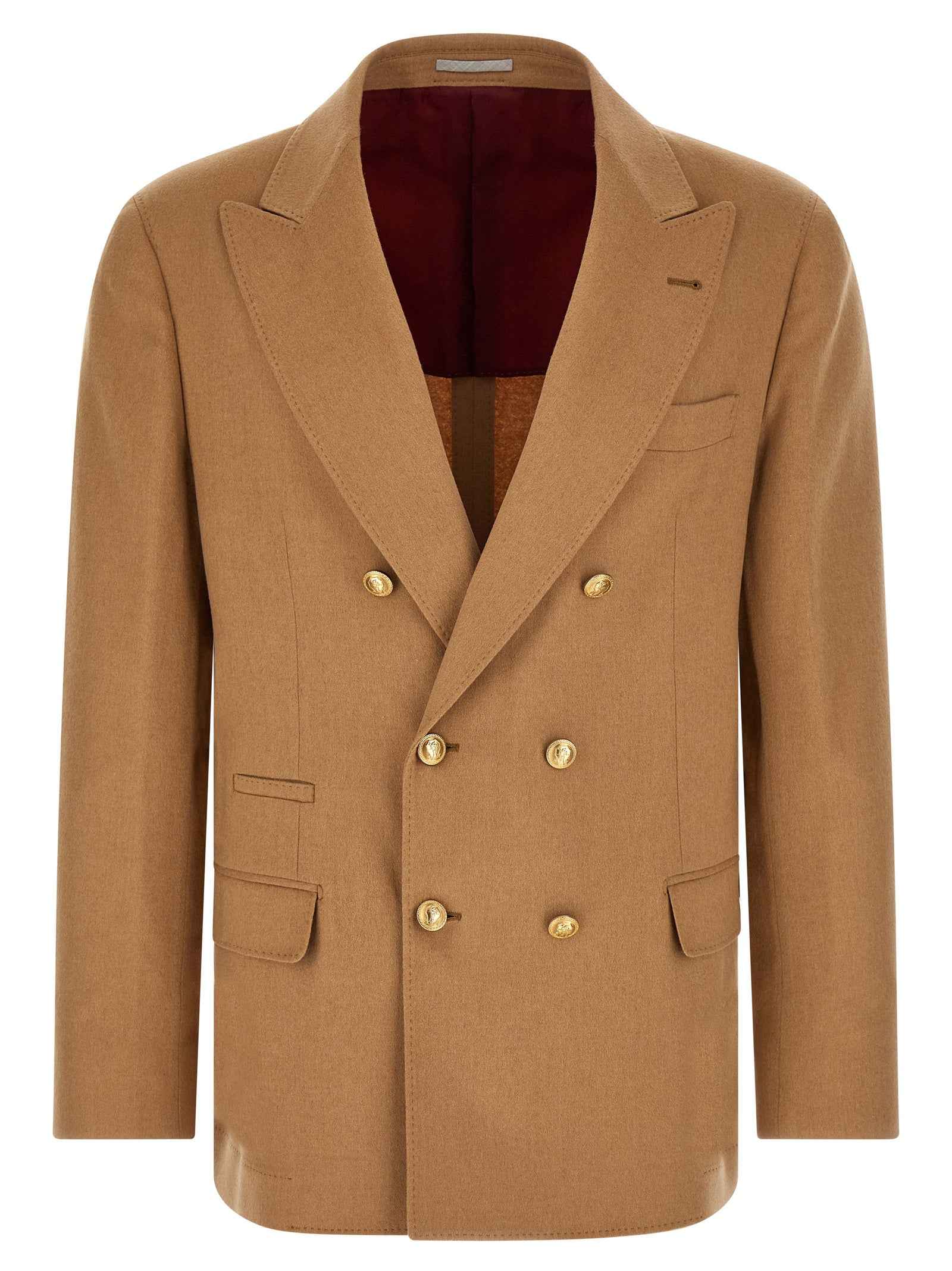 Beige Camel Hair  Blazer