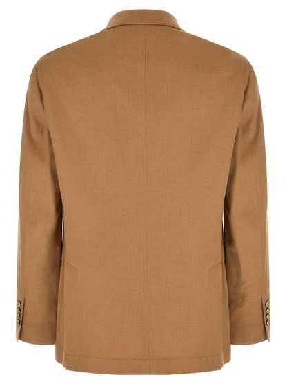 Beige Camel Hair  Blazer