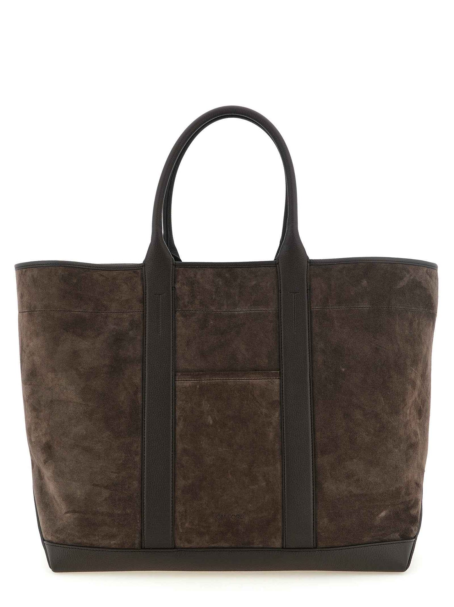 Brown Calfskin Tote Bag