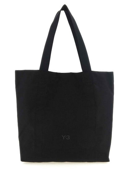 Black Polyamide Tote Bag