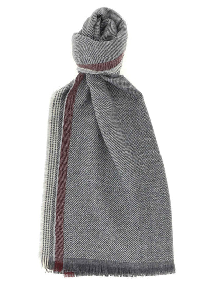 Gray Wool Scarf