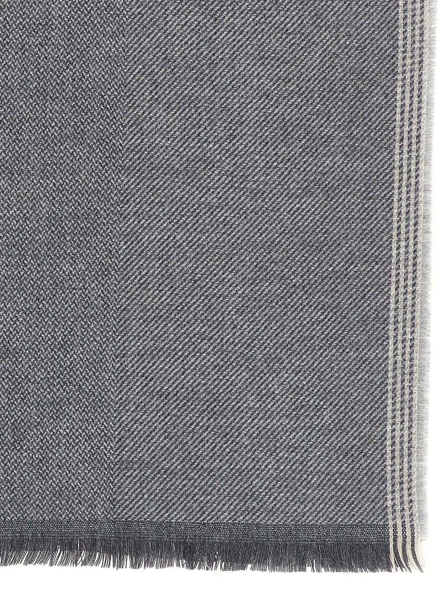 Gray Wool Scarf