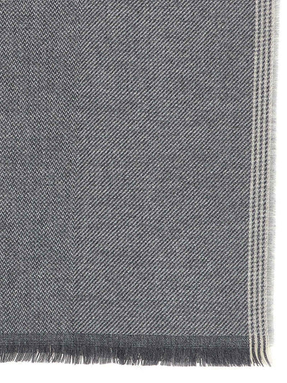 Gray Wool Scarf
