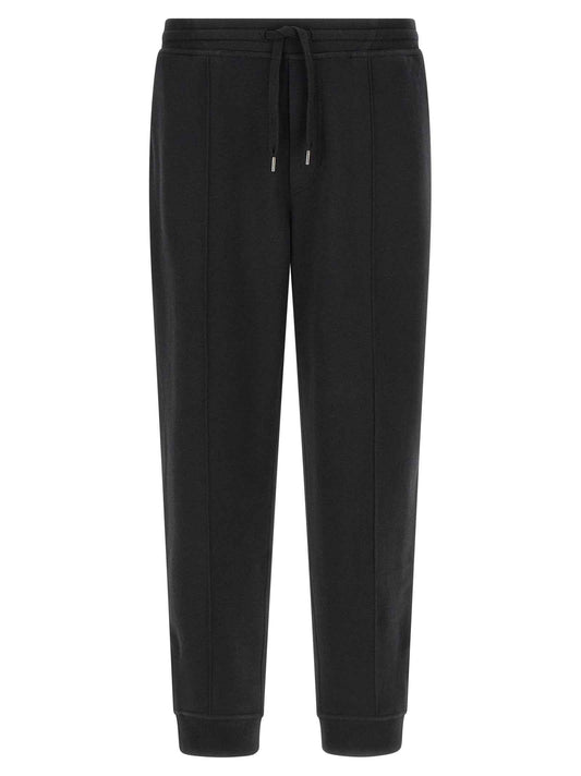 Black Cotton Joggers (Workout Pants)