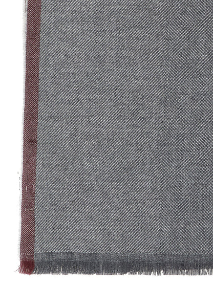 Gray Wool Scarf