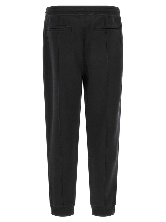 Black Cotton Joggers (Workout Pants)