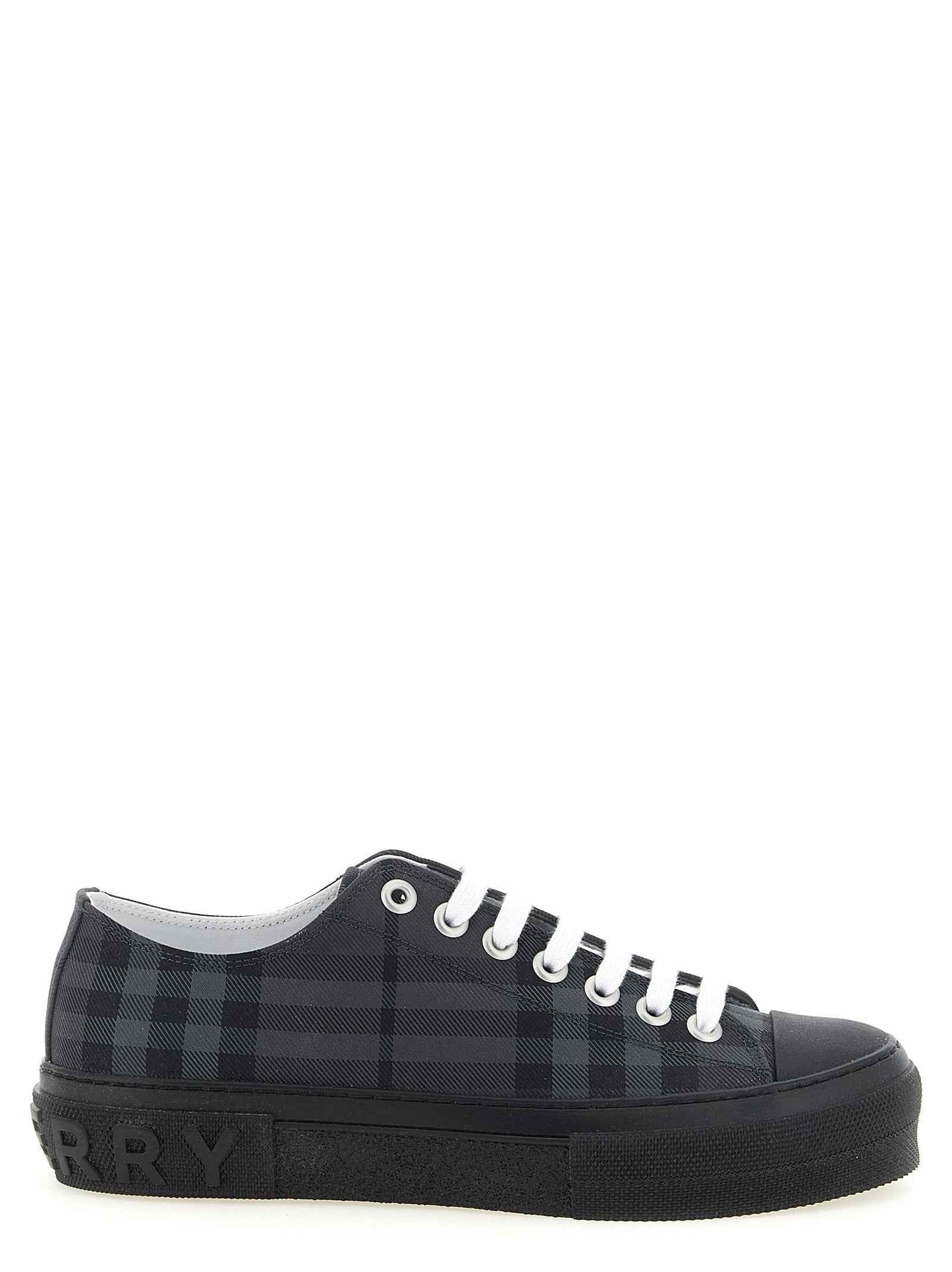 Gray Polyamide Low Top Sneakers
