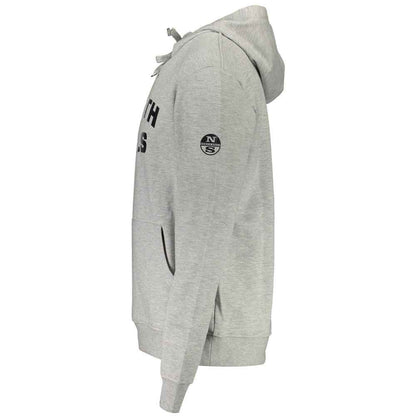 Grigio Cotton Men Sweatshirt