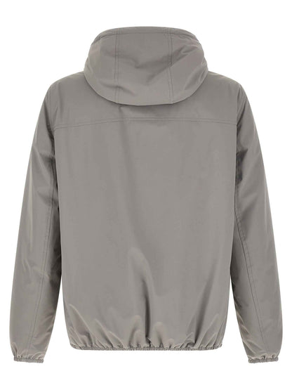 Gray Polyamide Shell Jacket