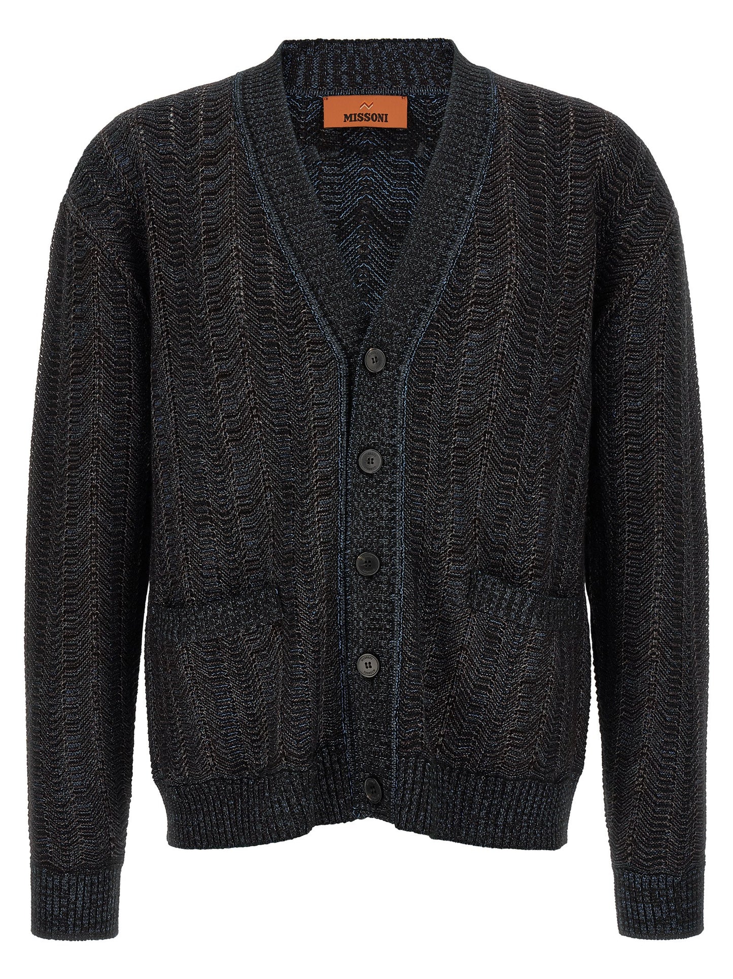 Multicolor Viscose Cardigan