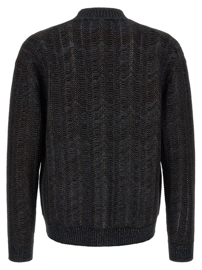 Multicolor Viscose Cardigan