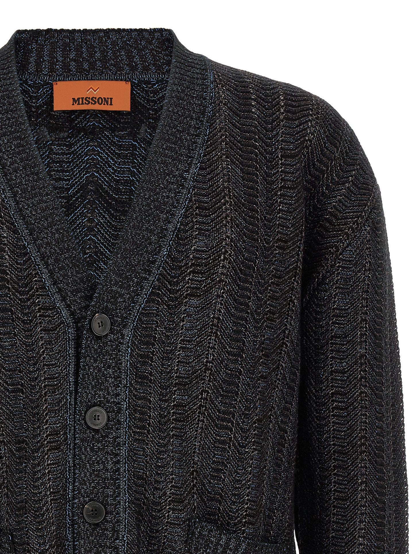 Multicolor Viscose Cardigan