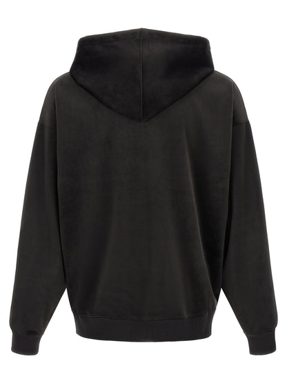 Black Recycled Polyester Sweatshirt