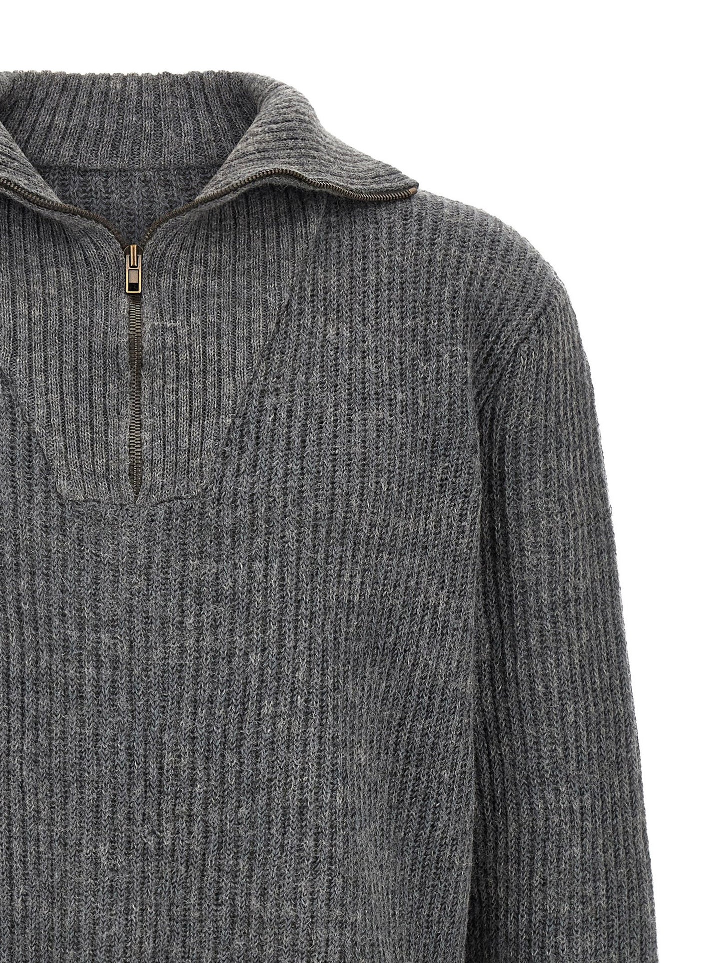 Gray Linen Cardigan