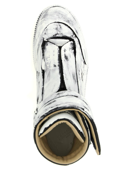 Bicolor Calfskin Athletic Sneakers